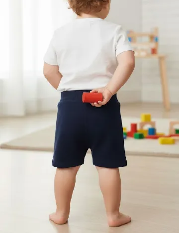 Pantaloni scurti ACTION, bleumarin inchis Albastru