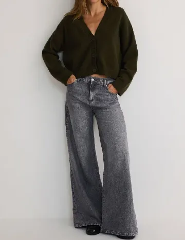 Cardigan Reserved, verde Verde