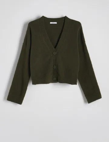 Cardigan Reserved, verde Verde
