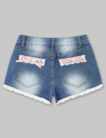 Pantaloni scurti Romwe, albastru