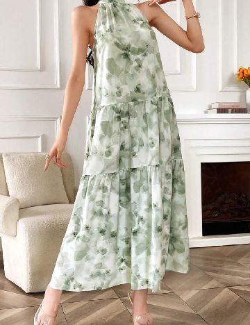 Rochie lunga SHEIN, verde