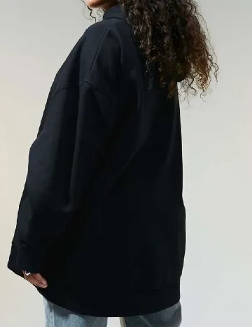 Hanorac Oversize ASOS Curve, negru Negru