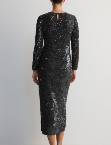 Rochie medie Reserved, gri