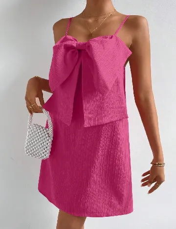 Rochie scurta SHEIN, roz Roz