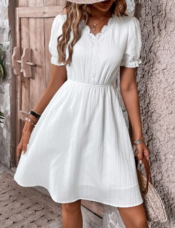 Rochie scurta SHEIN, alb