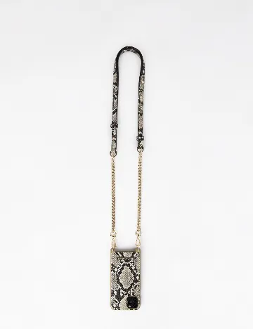 Husa iPhone IDEAL OF SWEDEN, imprimeu sarpe Animal print
