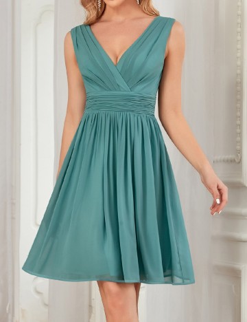 Rochie scurta Ever-Pretty, albastru