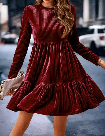 Rochie scurta SHEIN, rosu