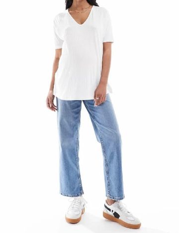 Blugi Asos Maternity, albastru