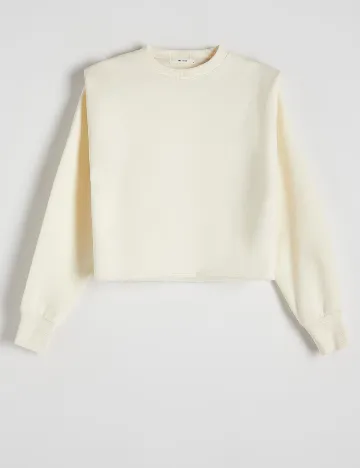 Bluza Reserved, alb Alb