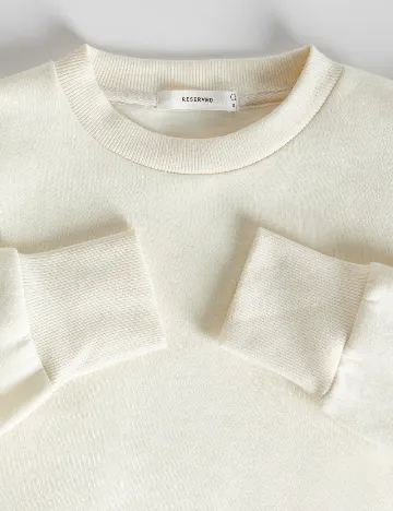 Bluza Reserved, alb Alb
