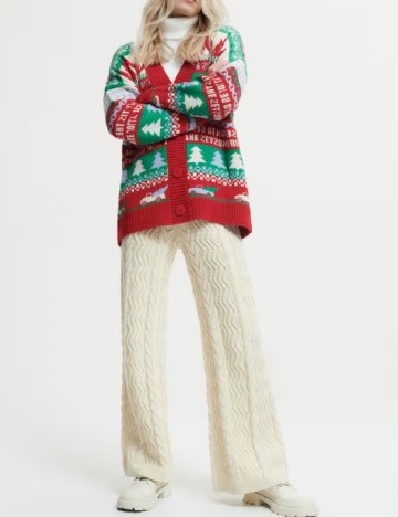 Cardigan Reserved, mix culori