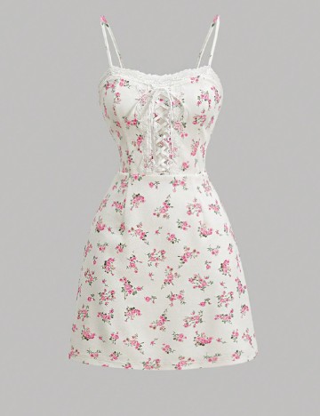 Rochie scurta SHEIN, ecru
