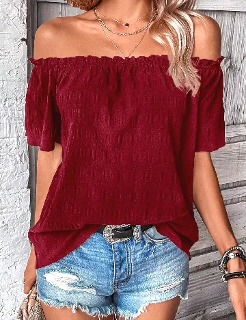 Bluza SHEIN, visiniu Rosu