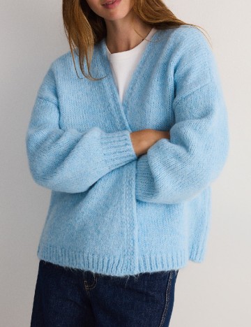 Cardigan Reserved, bleu