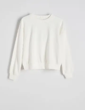 Bluza Reserved, alb Alb