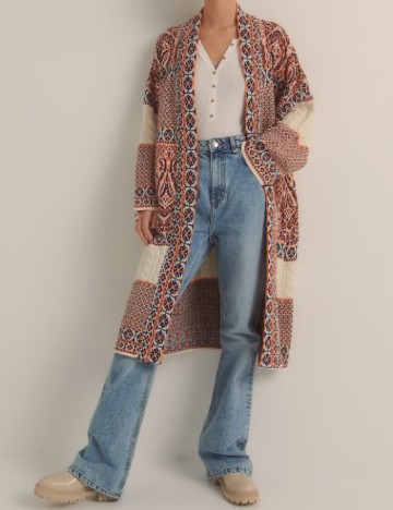Cardigan Reserved, mix culori