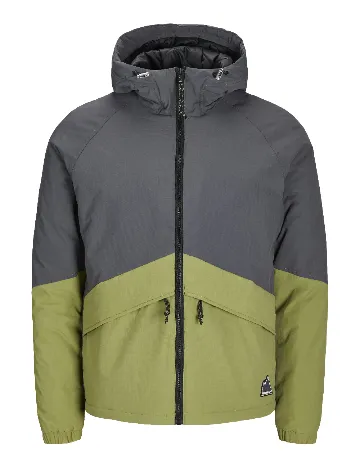 Geaca Jack&Jones, gri/verde Gri