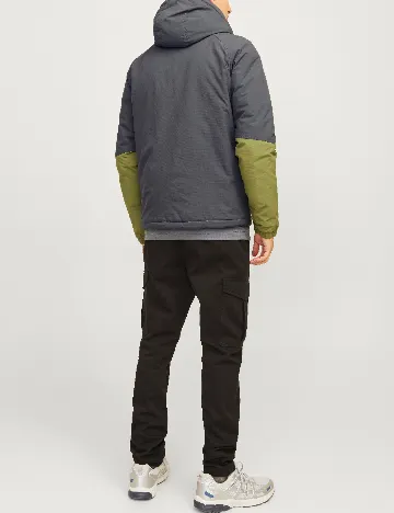 Geaca Jack&Jones, gri/verde Gri