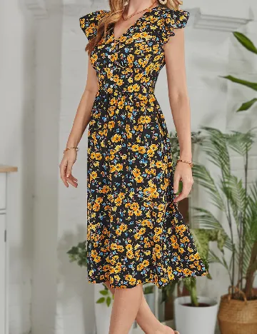 Rochie medie SHEIN, negru Negru