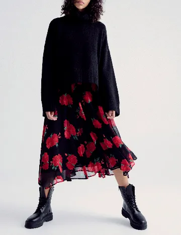 Pulover Reserved, negru Negru