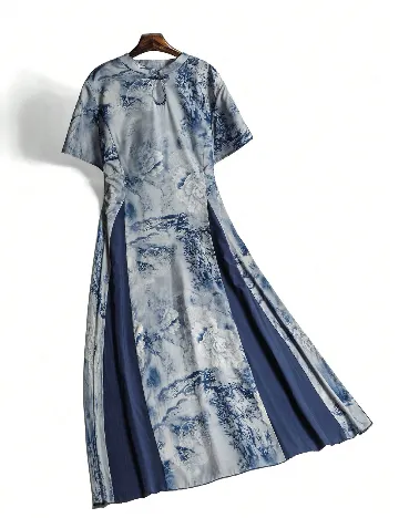 Rochie medie SHEIN CURVE, gri Gri