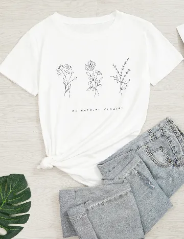 Tricou SHEIN CURVE, alb Alb