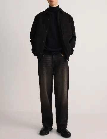 Bluza Reserved, negru Negru