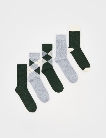 Set sosete 5 perechi Reserved, mix culori