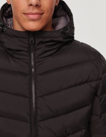 Geaca House Brand, negru