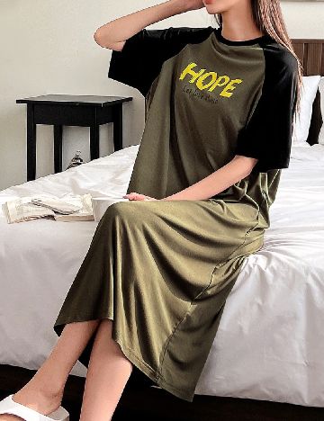 Rochie medie Dazy, verde