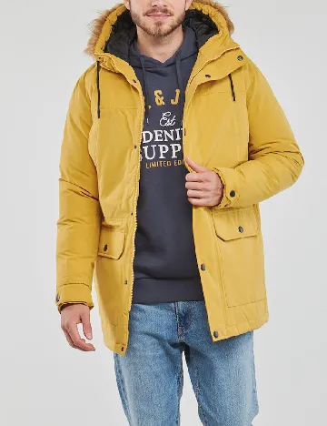 Geaca Jack&Jones, mustar Galben