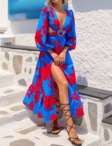 Rochie lunga SHEIN, albastru