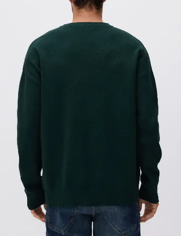 Pulover Reserved, verde inchis Verde