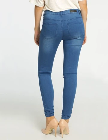 Blugi Pieces, albastru