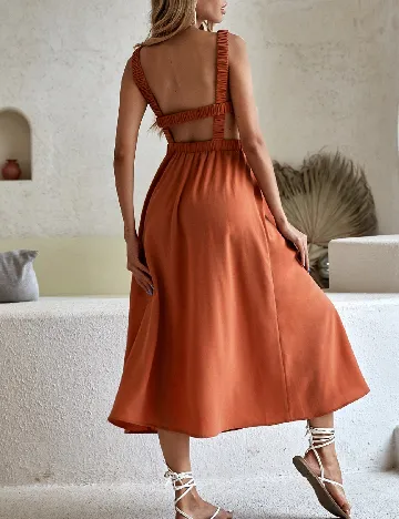 Rochie medie SHEIN, maro Maro