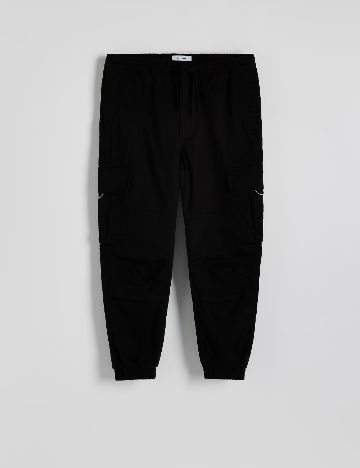Pantaloni Reserved, negru