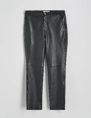 Pantaloni Reserved, negru Negru
