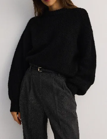 Pulover Reserved, negru Negru