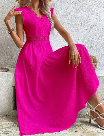 Rochie lunga SHEIN, roz Roz