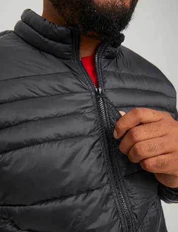 Geaca Jack&Jones Plus Size Men, negru Negru