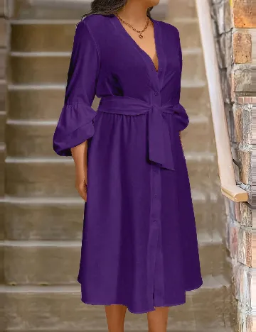 Rochie medie SHEIN CURVE, mov Mov