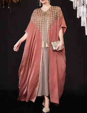 Rochie lunga SHEIN, maro Maro