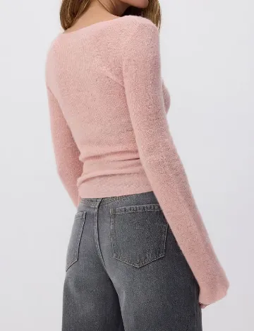 Bluza Reserved, roz Roz