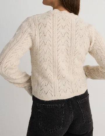 Cardigan Reserved, crem Crem