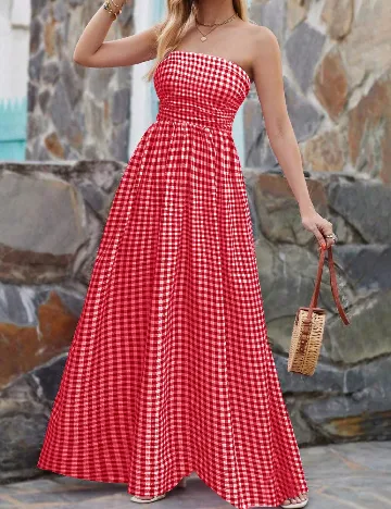 Rochie lunga SHEIN, rosu Rosu