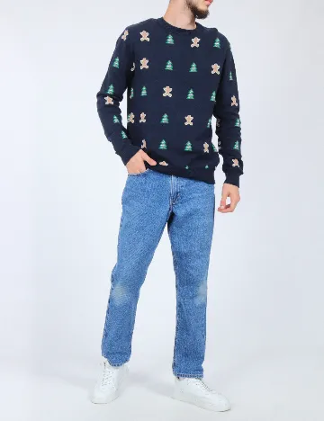 Bluza Reserved, bleumarin Albastru