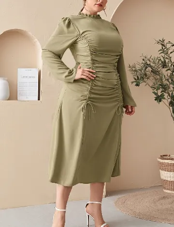 Rochie medie SHEIN, verde Verde