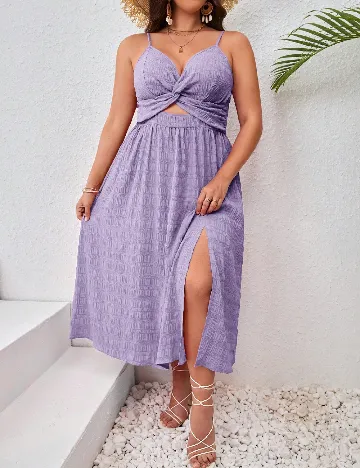 Rochie lunga SHEIN CURVE, mov Mov