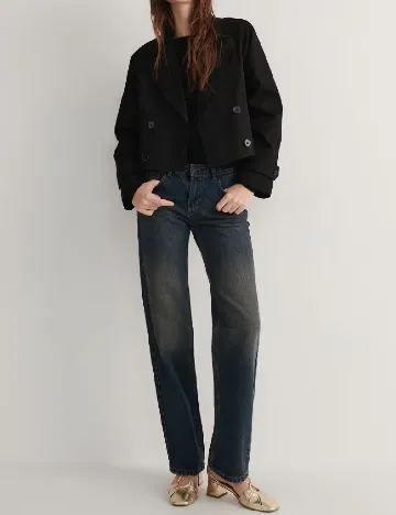 Bluza Reserved, negru Negru
